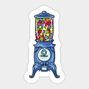 Retro Gumball Machine Sticker